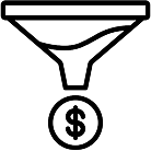 black and white icon for ecommerce CRO