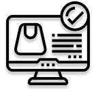 black and white icon for ecommerce design