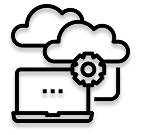 black and white icon for wocommerce migrations