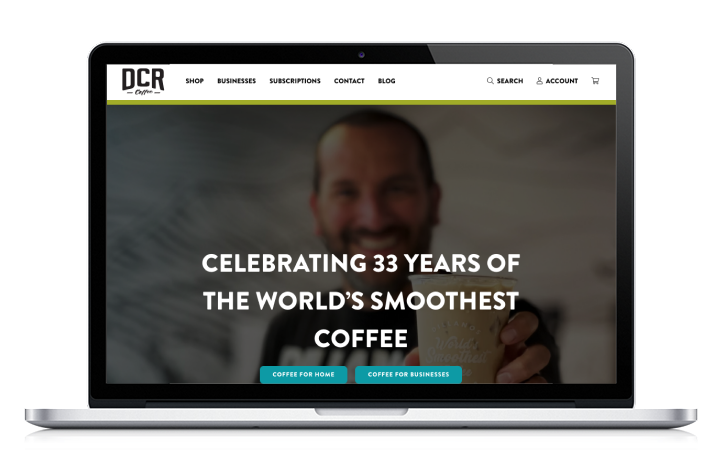 laptop showing dillanos website